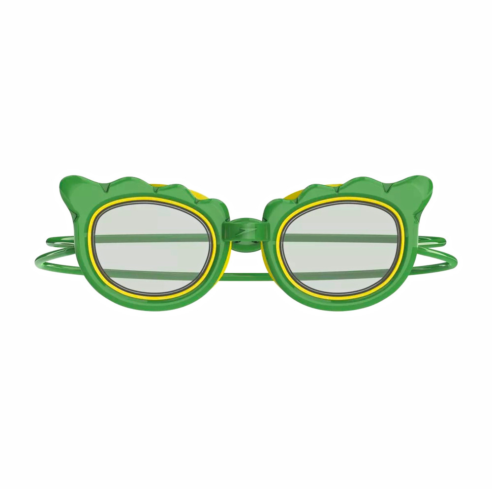 Speedo Sunny Vibes Sunny Gator Kids Swim Goggles Green Ages 3-6 NEW